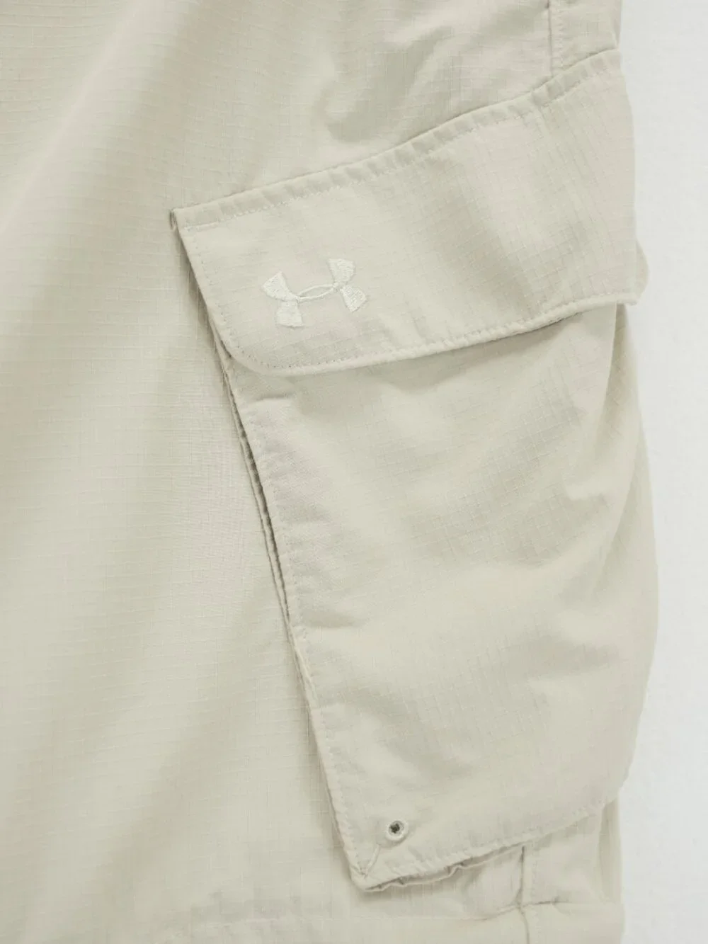 Under Armour 38x30 Beige Ripstop Hunt Fish Convertible Mens Cargo Pants
